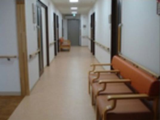 ゆったりとした通路