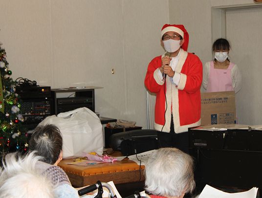 クリスマス会の風景