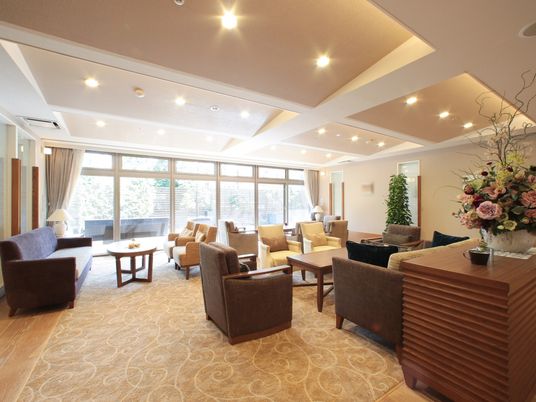 明るい共有スペース