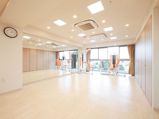 広々としたトレーニングルーム