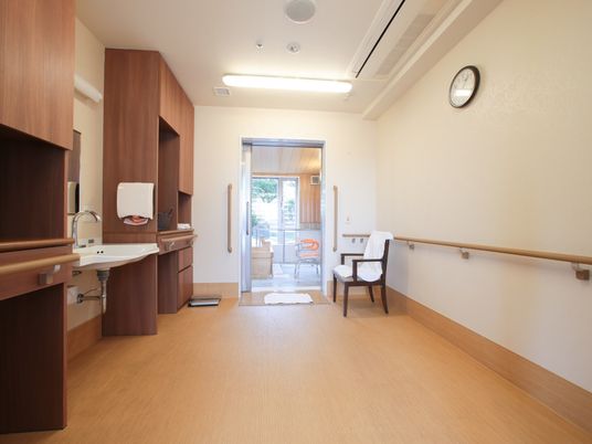 広々とした洗面所