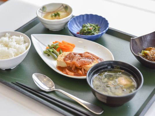 栄養バランスの取れた食事提供