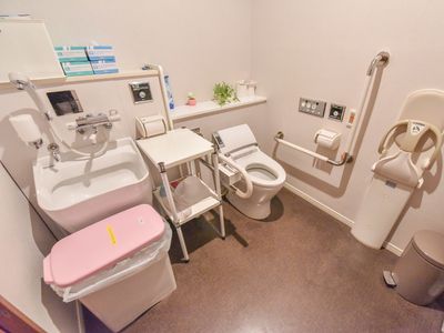 バリアフリー対応のトイレ