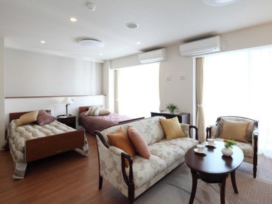 広々とした居室の一角