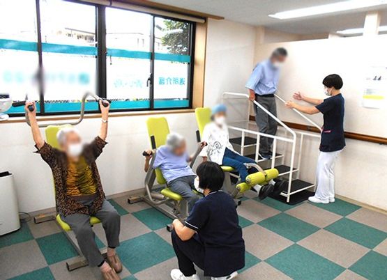 運動中の光景