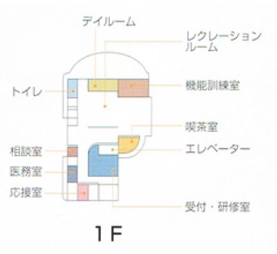 施設のフロアガイド