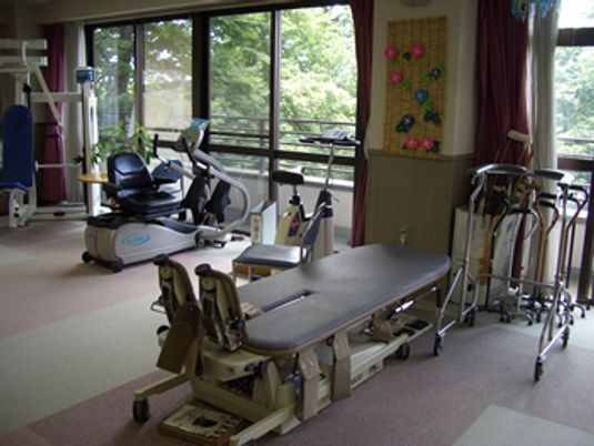 運動器具のある部屋