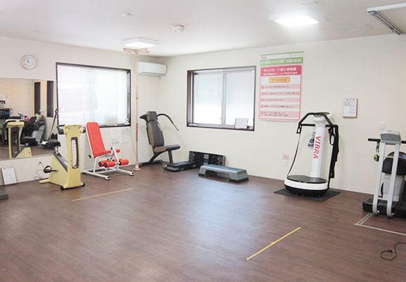 運動機器のある部屋