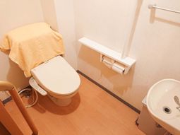 清潔なトイレ設備