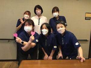 スタッフの笑顔の瞬間