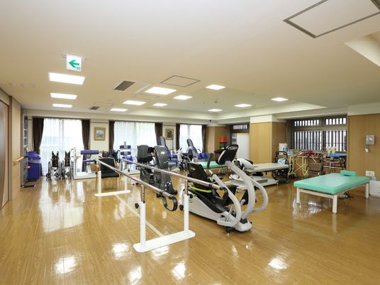 訓練機器が整った室内