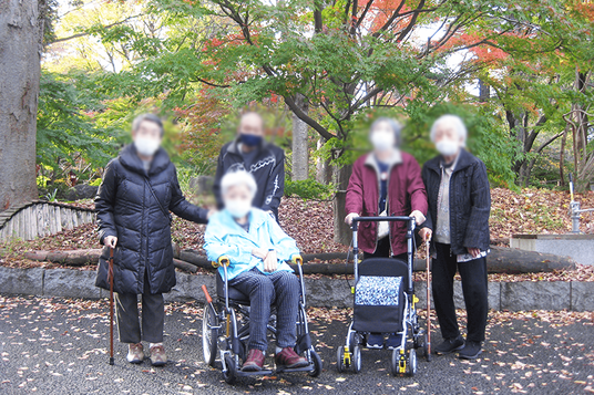 紅葉の公園