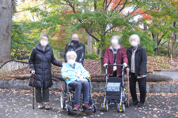 紅葉の公園