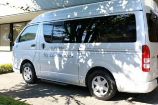 ケアを感じる送迎車