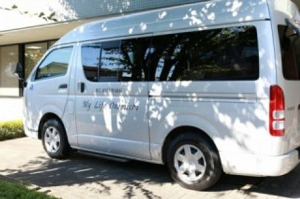 ケアを感じる送迎車