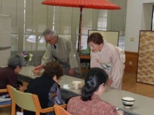 明るい食堂