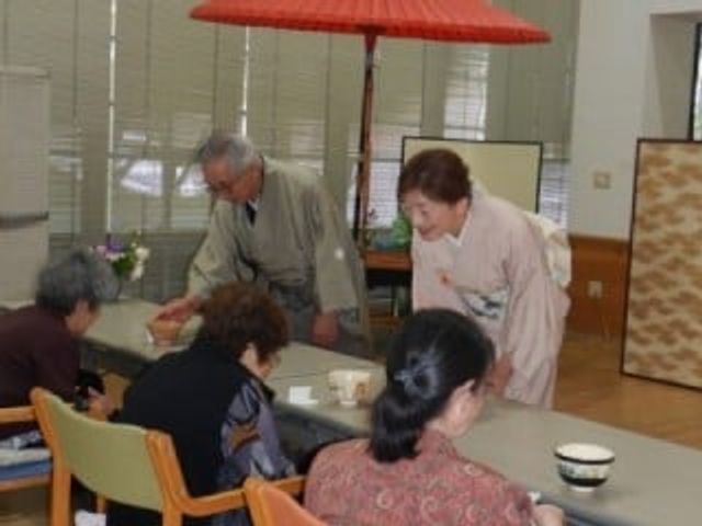 明るい食堂