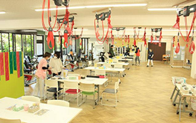 リハビリ用の広い部屋