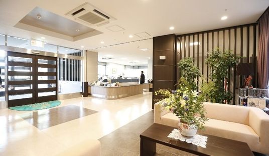 開放感あるエントランス