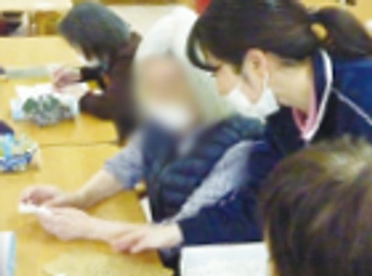 活動の様子の共有スペース  