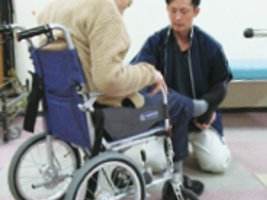 介護用訓練の様子
