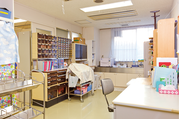 スタッフの作業室