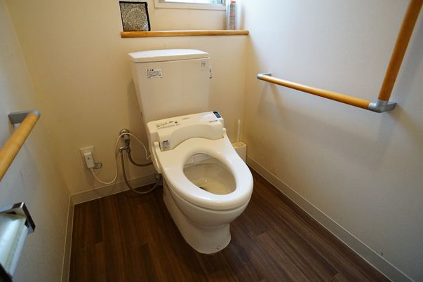 清潔なトイレ設備