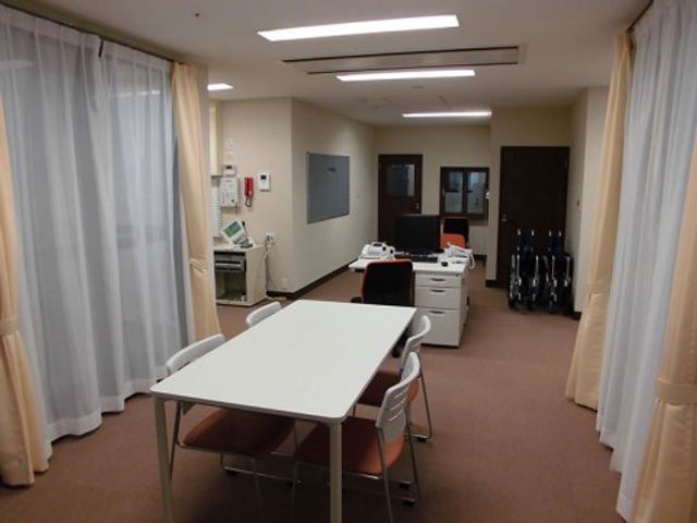 明るい機能訓練室