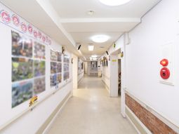 清潔で明るい廊下