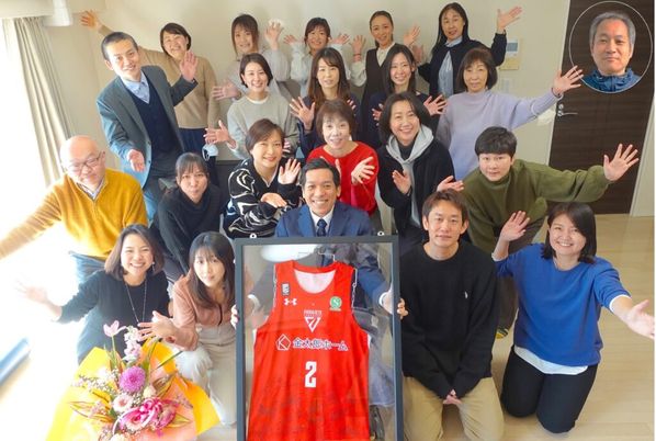 明るい雰囲気の集合