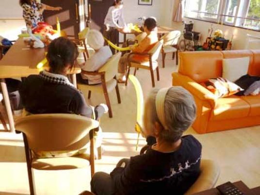 共有リビングの風景