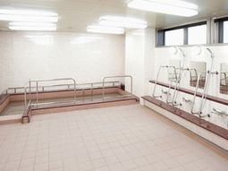 清潔な浴室の瞬間