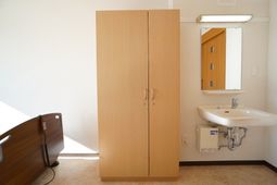 洗面台とクローゼットの設備