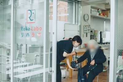 機能訓練デモの様子