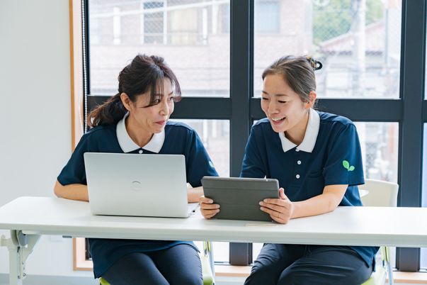 快適なスタッフの笑顔