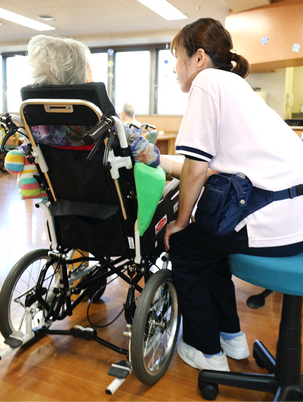 日差しの明るい室内