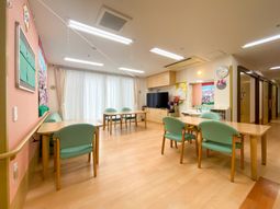 暖かみのある共用スペース