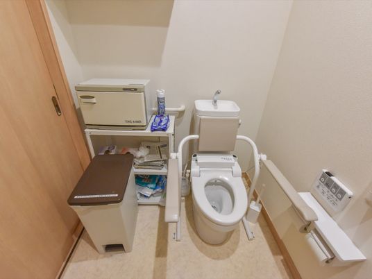 バリアフリーのトイレ設備