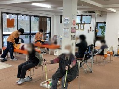 明るい訓練室