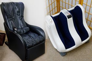 リラックスチェアとマッサージ機