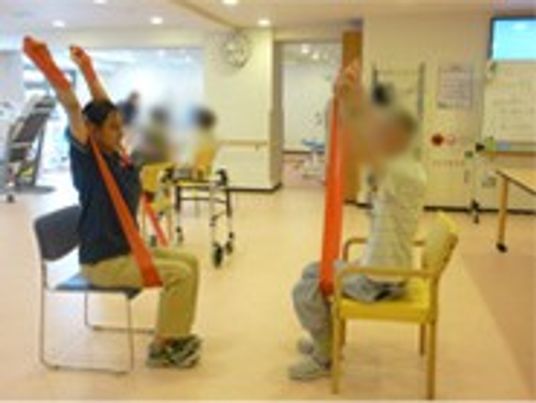 リハビリ運動の様子