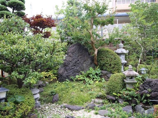 緑豊かな庭  