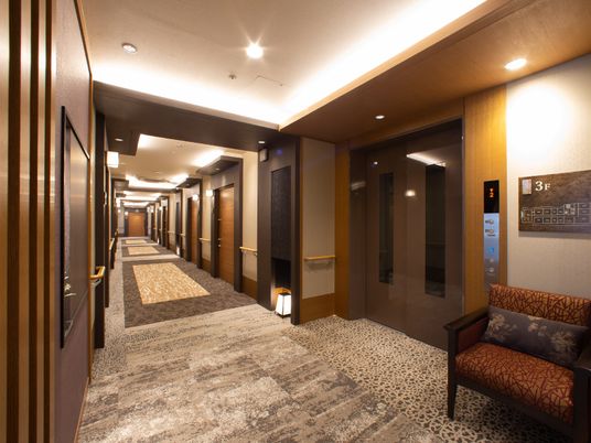 快適な廊下の空間