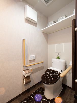 バリアフリーなトイレ空間
