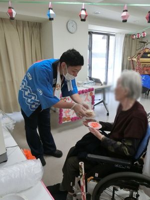 行事中の交流スペース