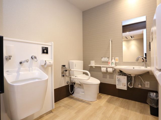 清潔感のあるトイレ空間
