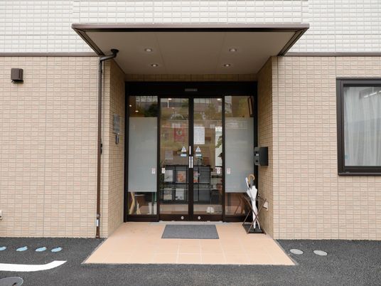 清潔感のある入口
