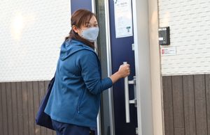 明るいエントランス