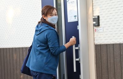 明るいエントランス