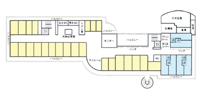 施設のフロア図